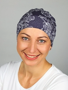 Turban Azu bambus modrý květ.jpg